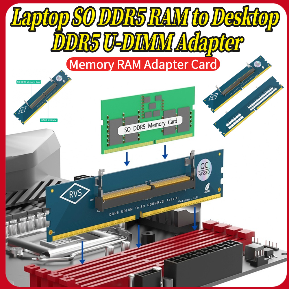 Ddr5 Sodimm - Laptop SO DDR5 RAM Naar Desktop