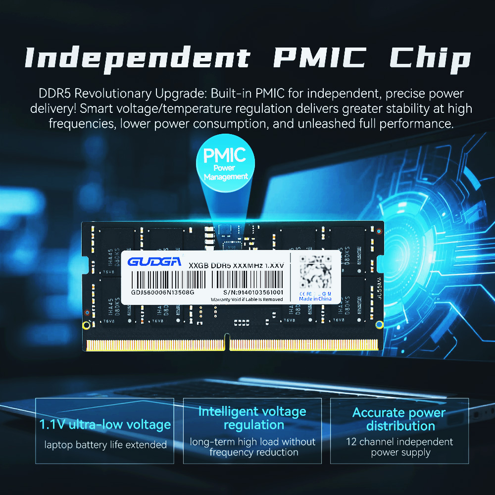 GUDGA DDR5 RAM 8GB 16GB 32GB D - Ddr5 Sodimm recensie en prijs