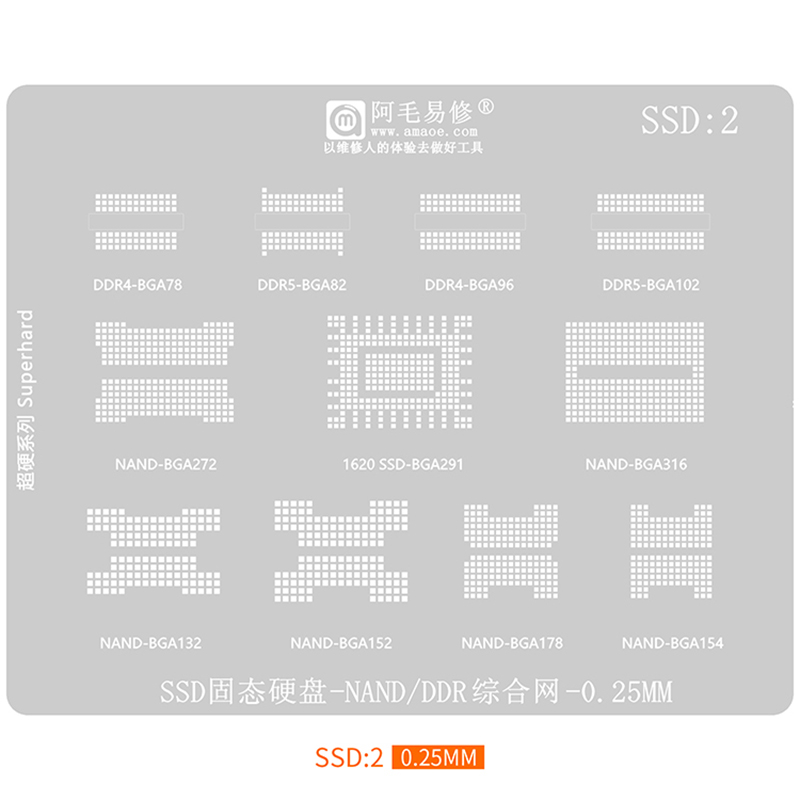 Bga reballing stencil voor ssd - Ddr5 Kit recensie en prijs