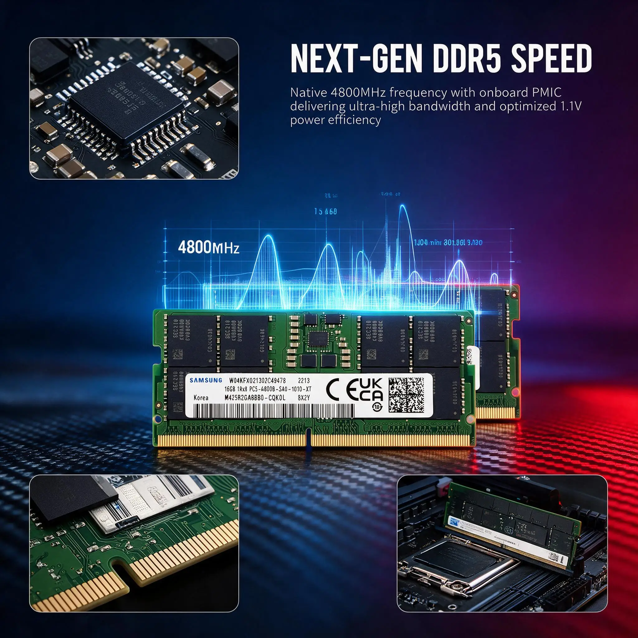 SAMSUNG DDR5 SODIMM RAM 8GB 8G - Ddr5 Sodimm recensie en prijs